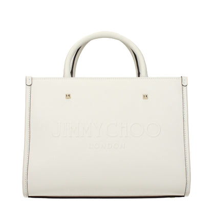 Jimmy Choo Weiße Ledertasche