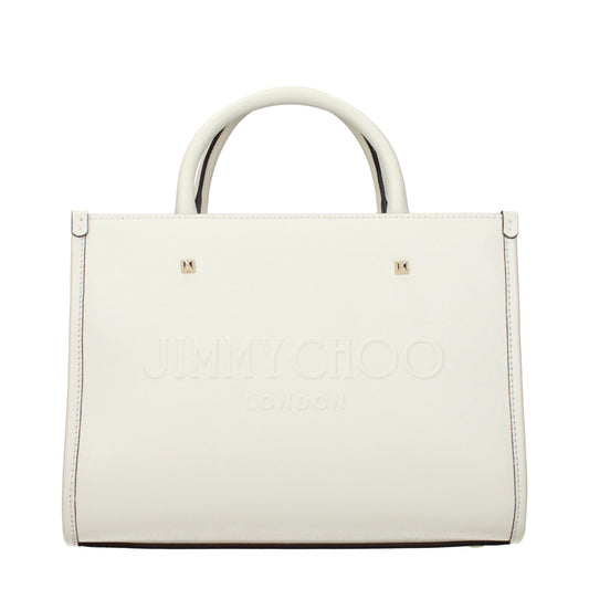 Jimmy Choo Weiße Ledertasche