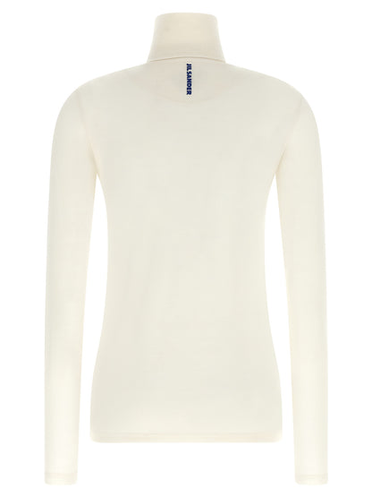 Jil Sander Weiße Strickjacke aus Polyester