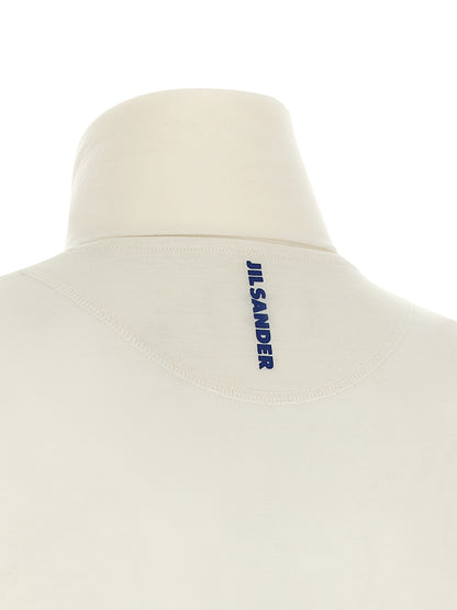 Jil Sander Weiße Strickjacke aus Polyester