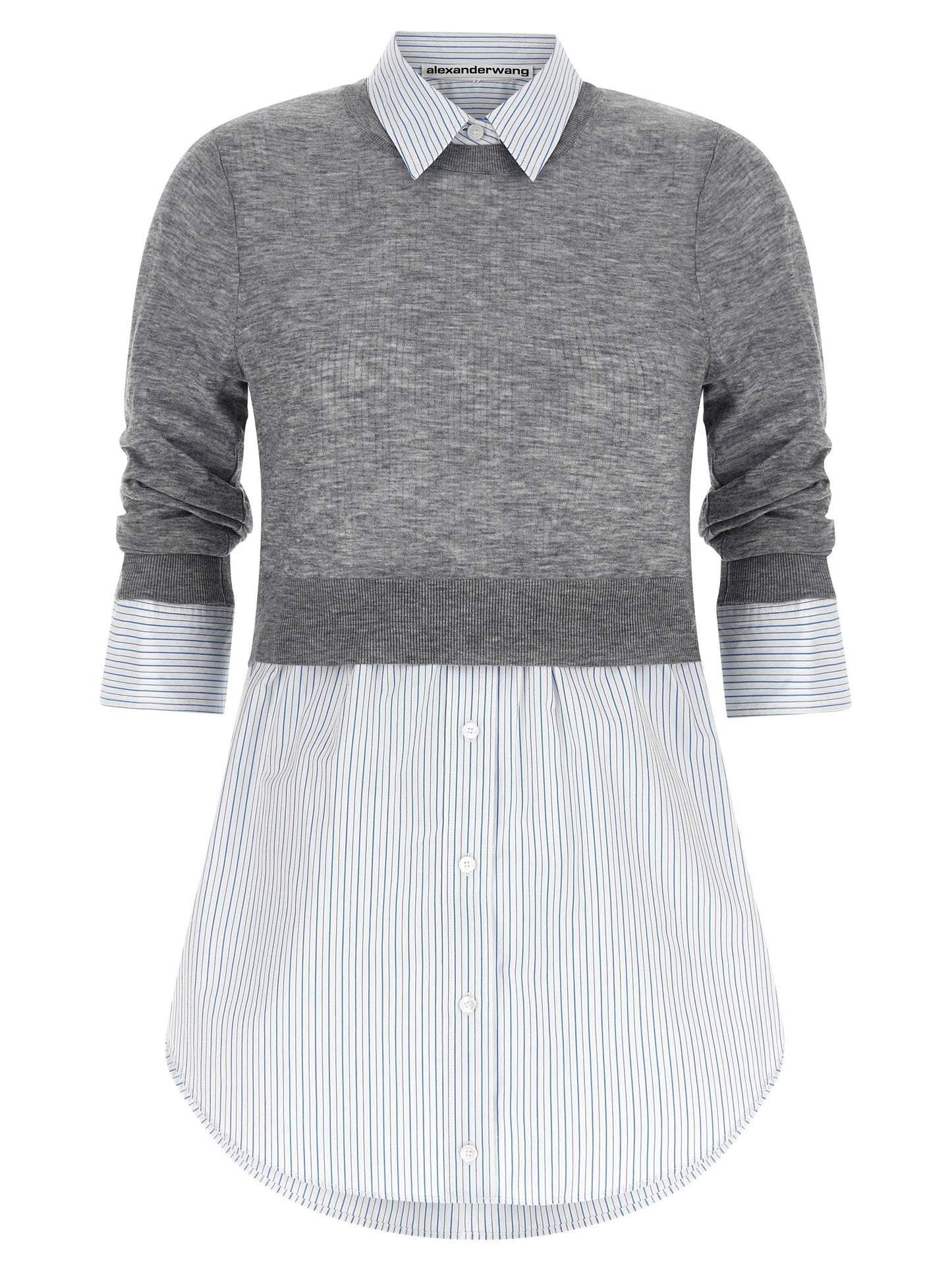 Alexander Wang Graue Wollbluse