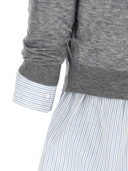 Alexander Wang Graue Wollbluse