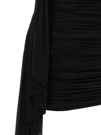 Alexander Wang Kurzes Kleid in Schwarz und Kupfer