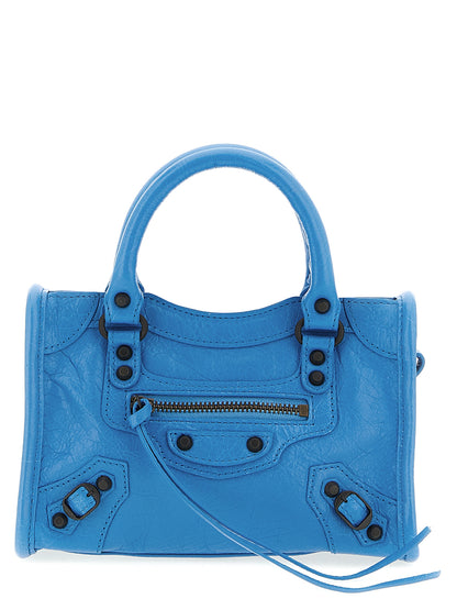 Balenciaga Handtasche aus blauem Lammleder