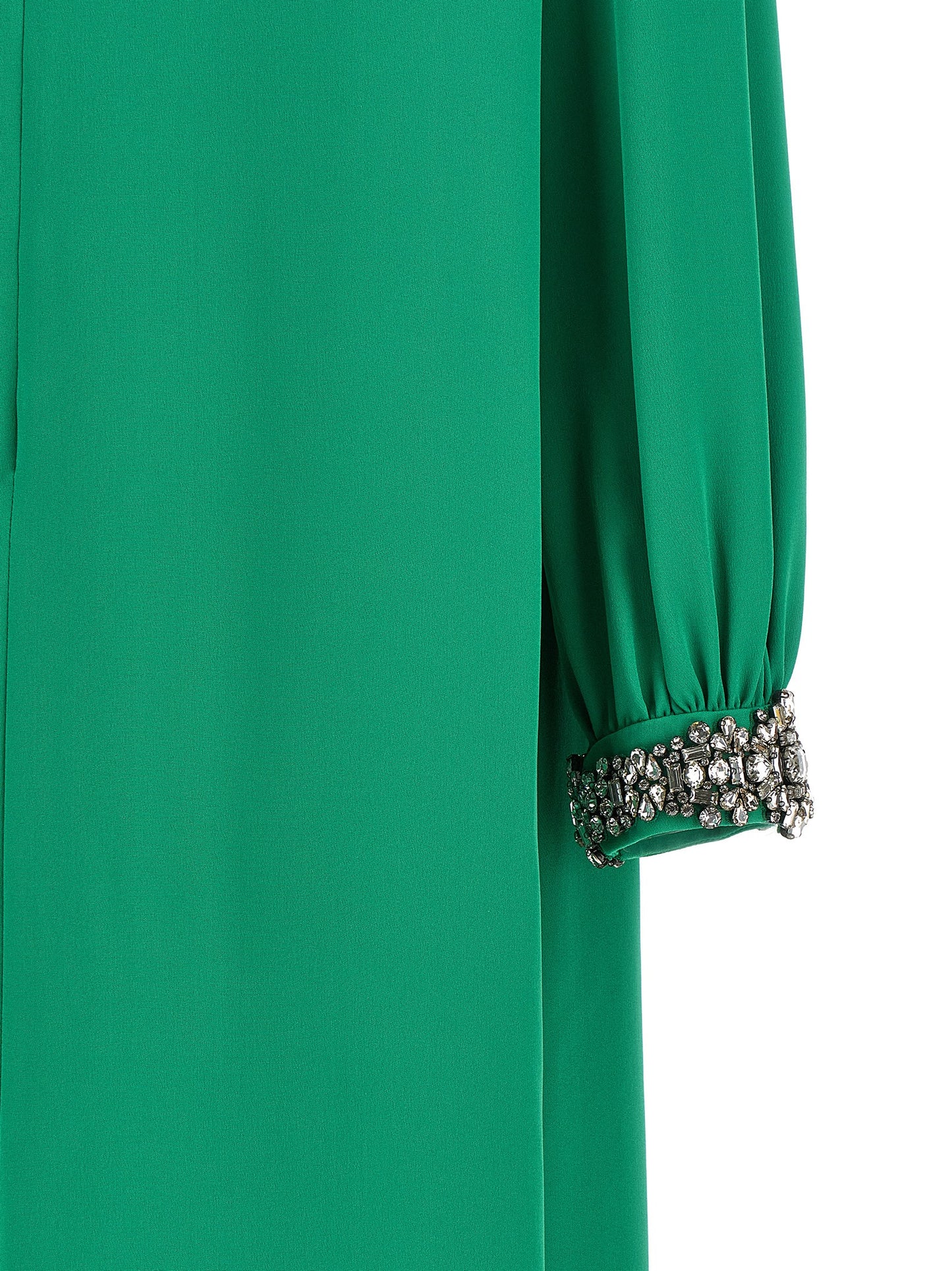 Valentino Garavani Zweifarbige Seiden-Maxikleid