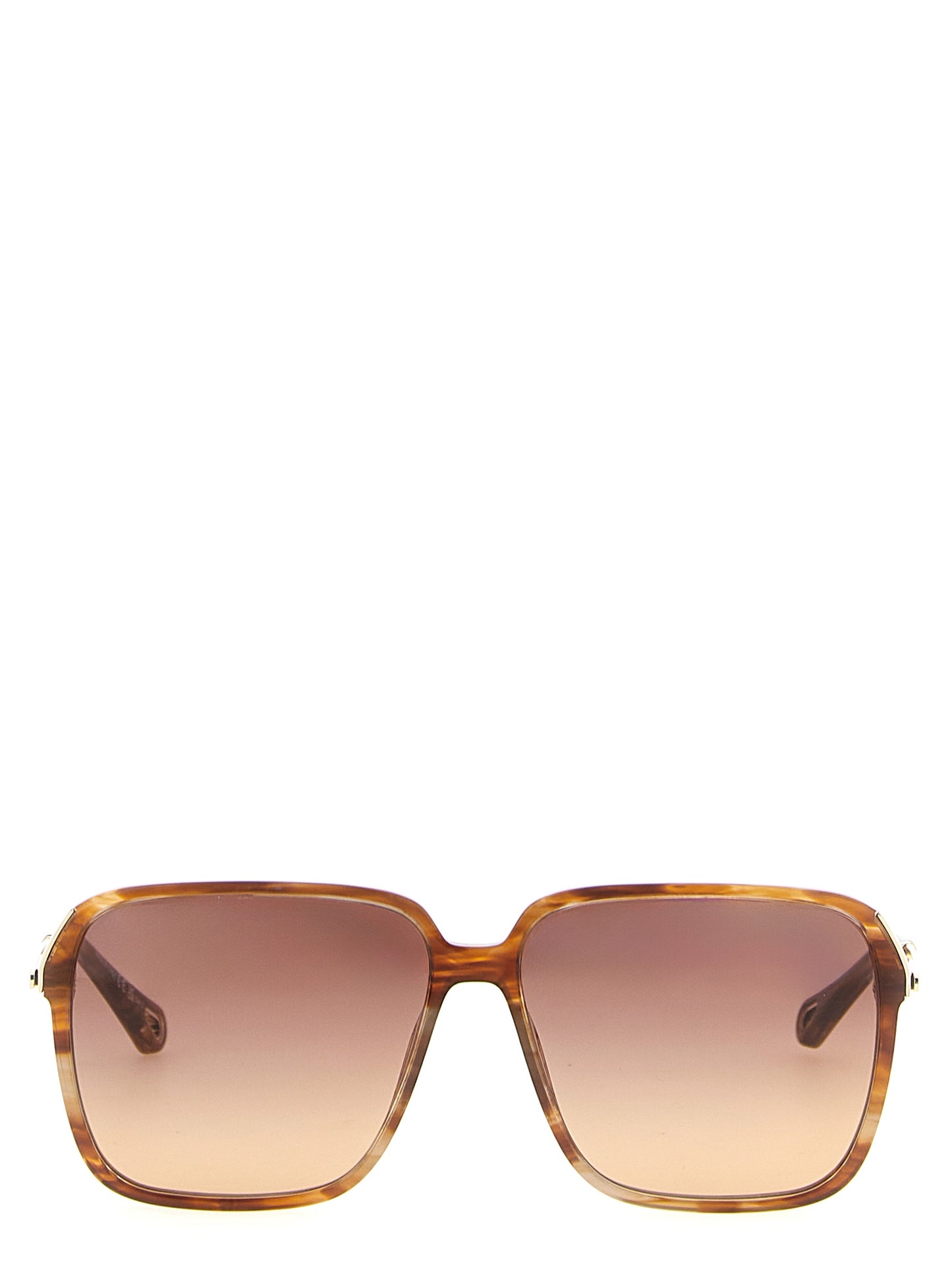 Chloé Braune Sonnenbrille aus Acetat