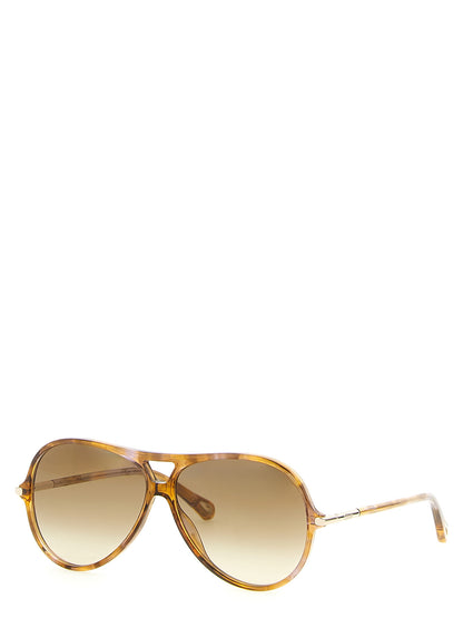 Chloé Zweifarbige Sonnenbrille aus Acetat