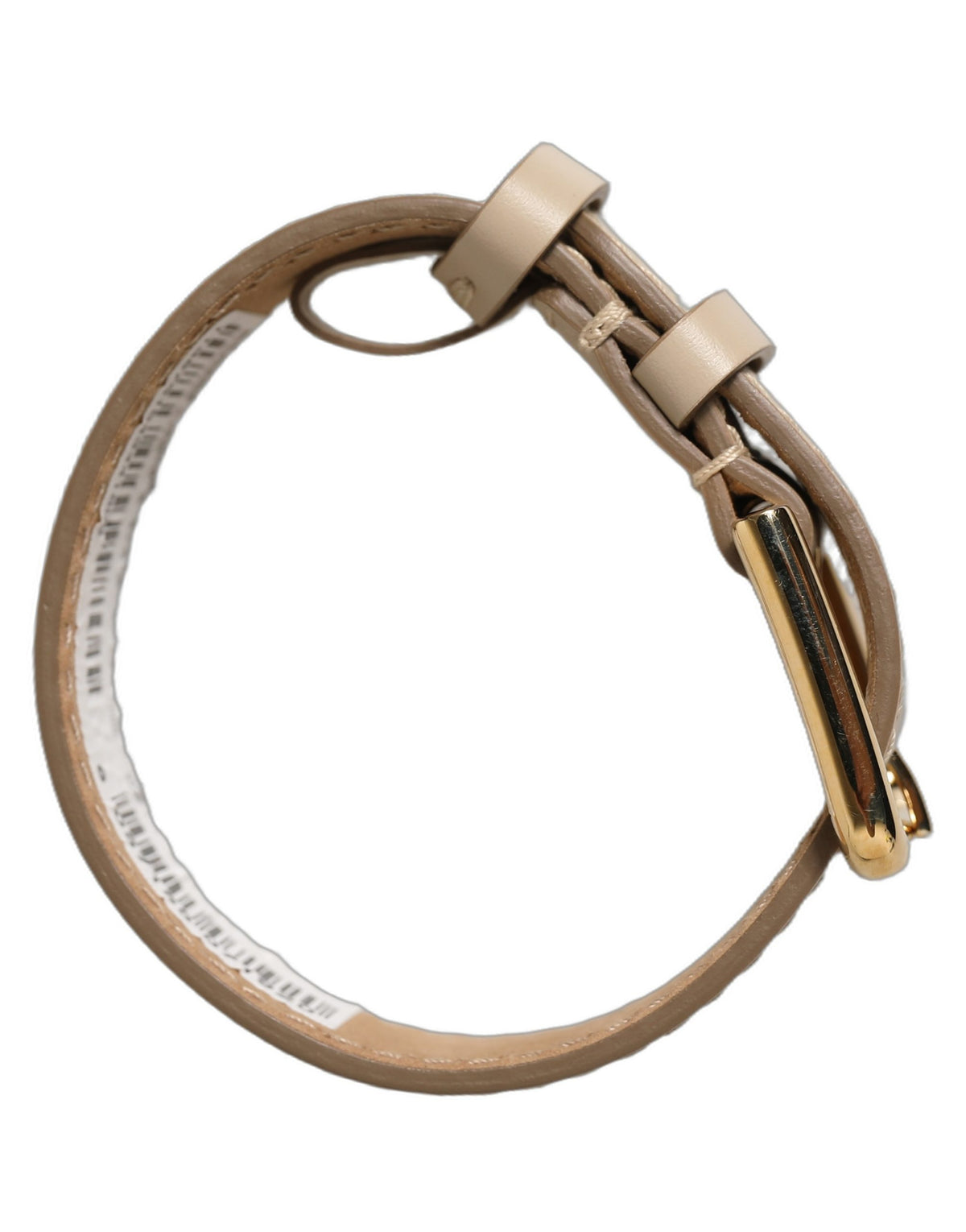 Dolce & Gabbana Beiges Kalbsleder-Armband
