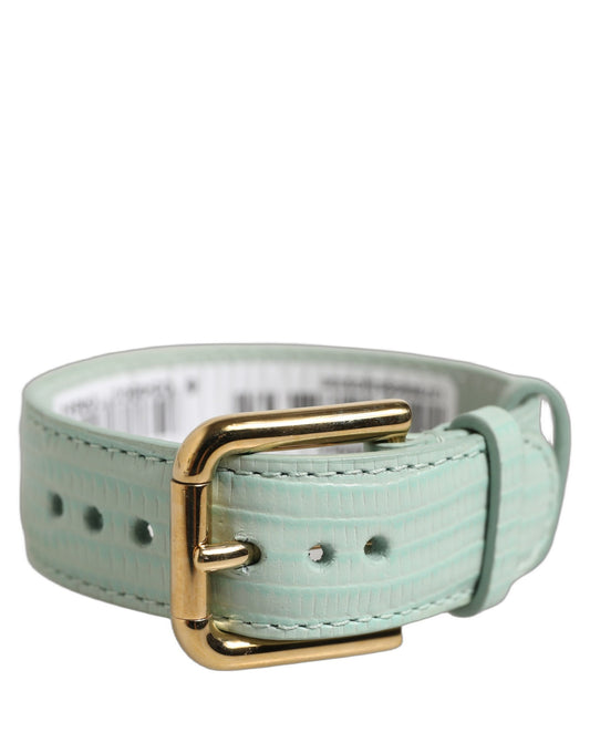Dolce & Gabbana Grünes Kalbsleder-Armband