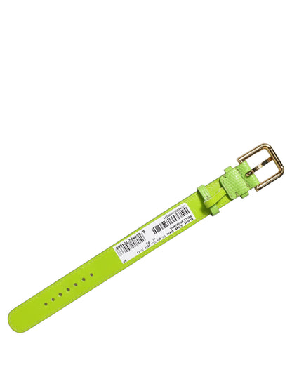 Dolce & Gabbana Grünes Kalbsleder-Armband