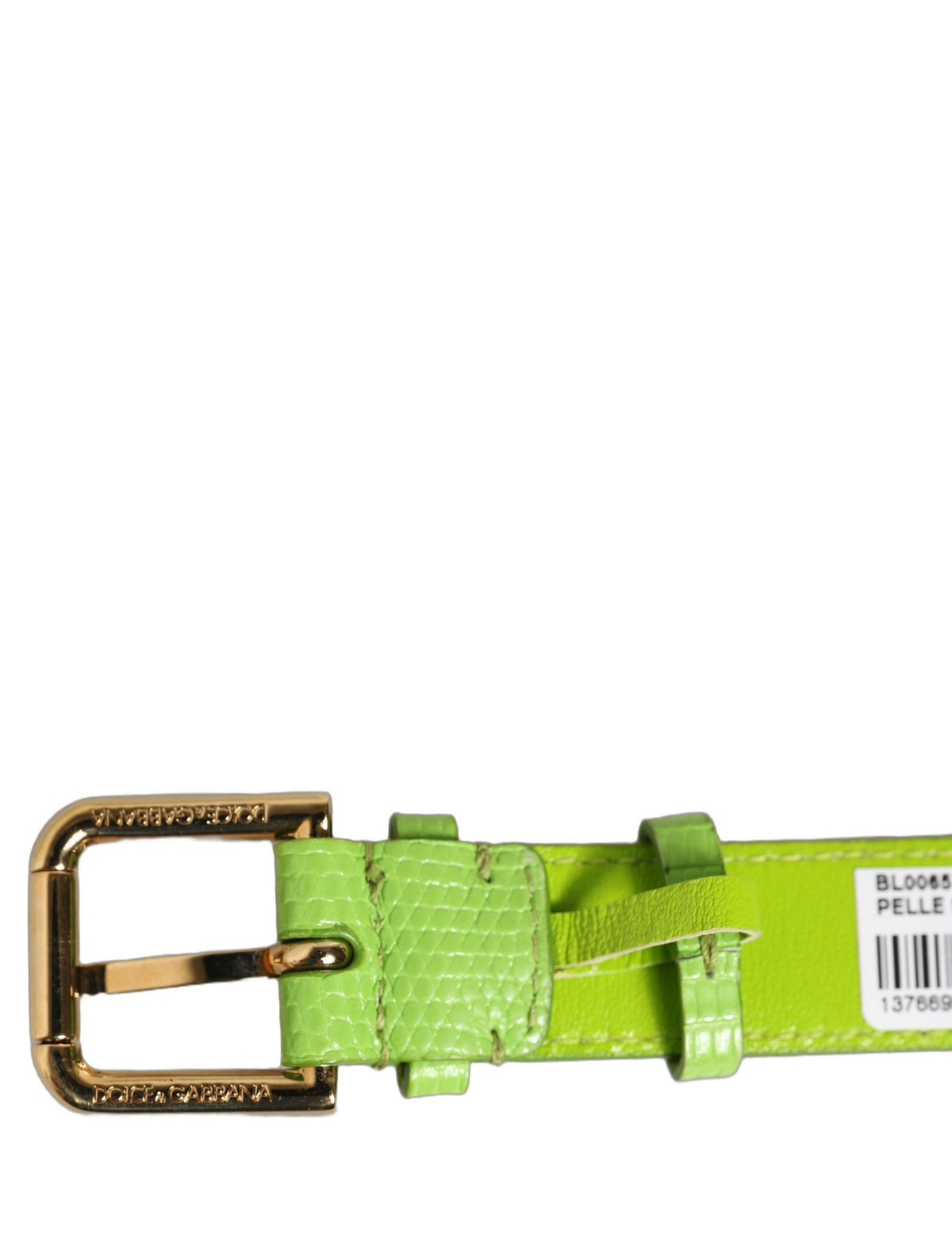 Dolce & Gabbana Grünes Kalbsleder-Armband