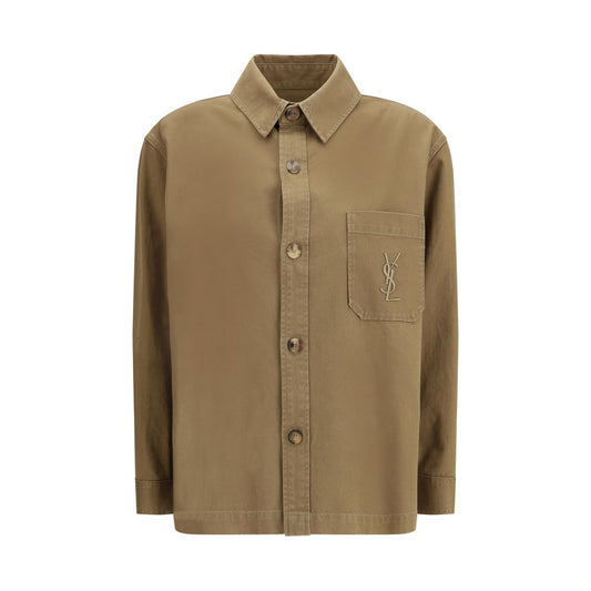 Saint Laurent Gelbe Baumwoll-Jeansjacke