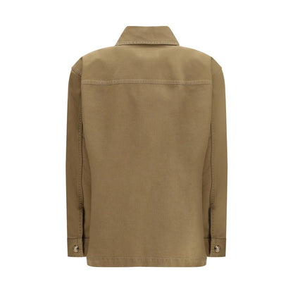 Saint Laurent Gelbe Baumwoll-Jeansjacke