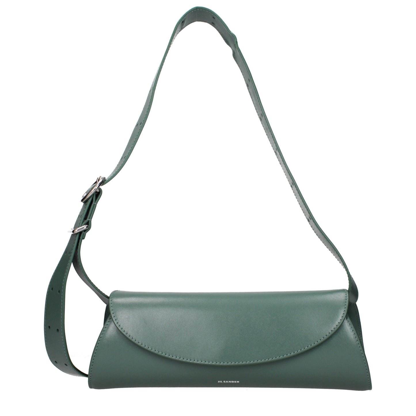 Jil Sander Grüne Leder Crossbody Tasche