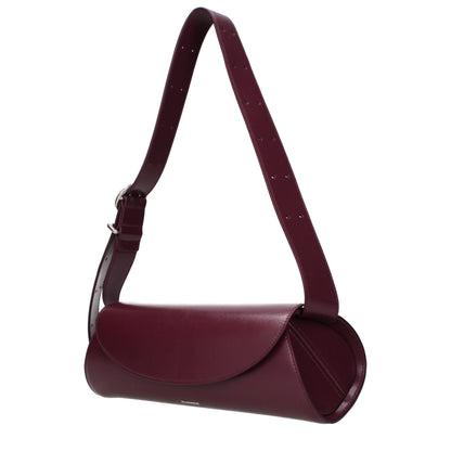 Jil Sander Rote Leder Umhängetasche