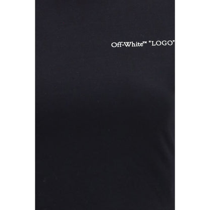 Off-White Schwarzes Baumwoll-T-Shirt