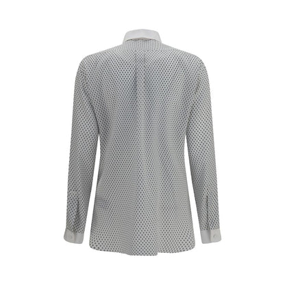 Tom Ford Mehrfarbiges Seidenhemd mit Muster