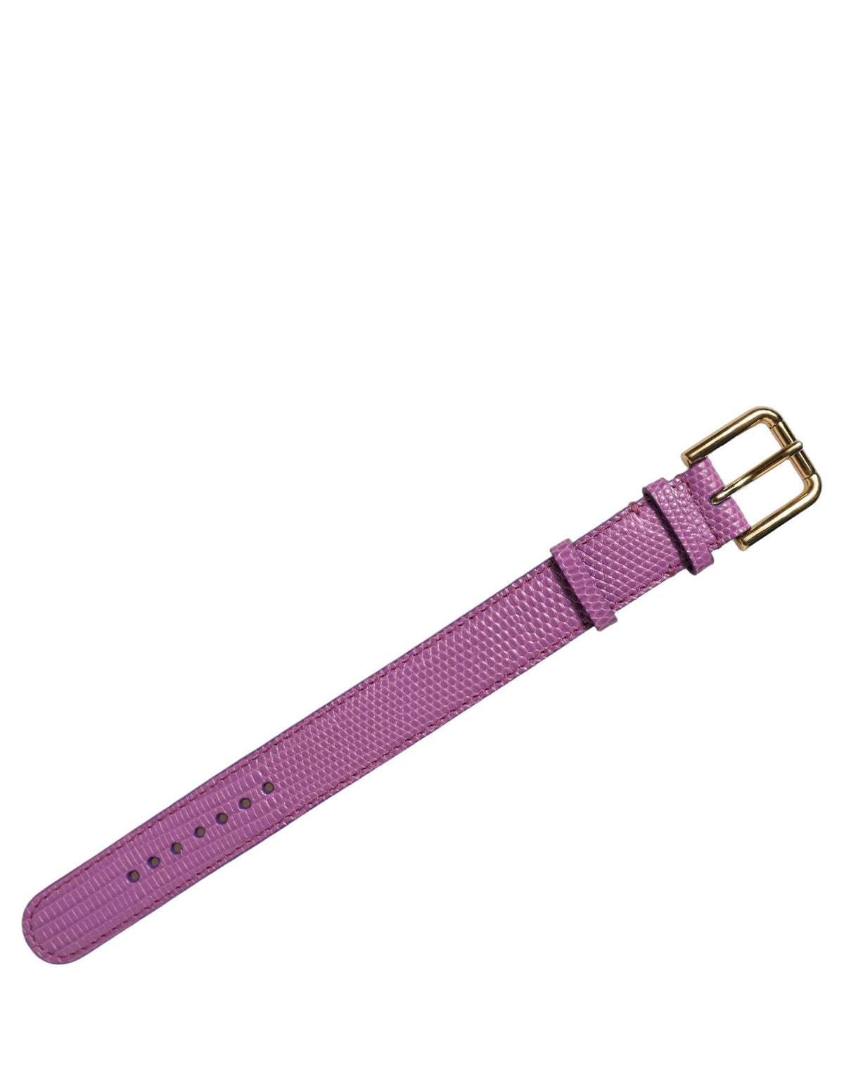 Dolce & Gabbana Lila Strukturiertes Lederarmband