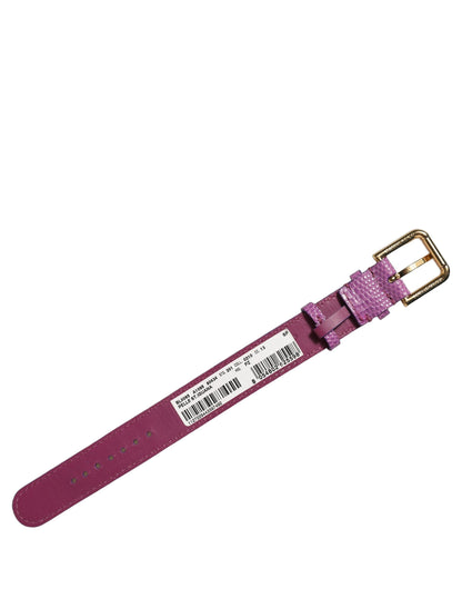 Dolce & Gabbana Lila Strukturiertes Lederarmband