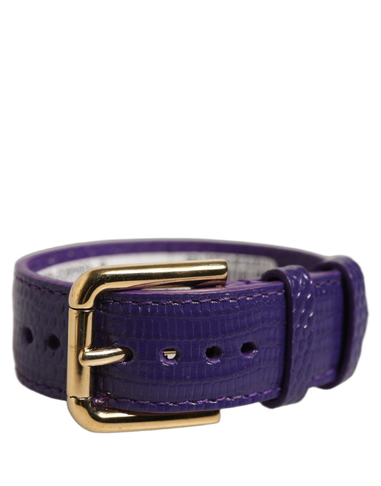 Dolce & Gabbana Violettes Kalbsleder-Armband