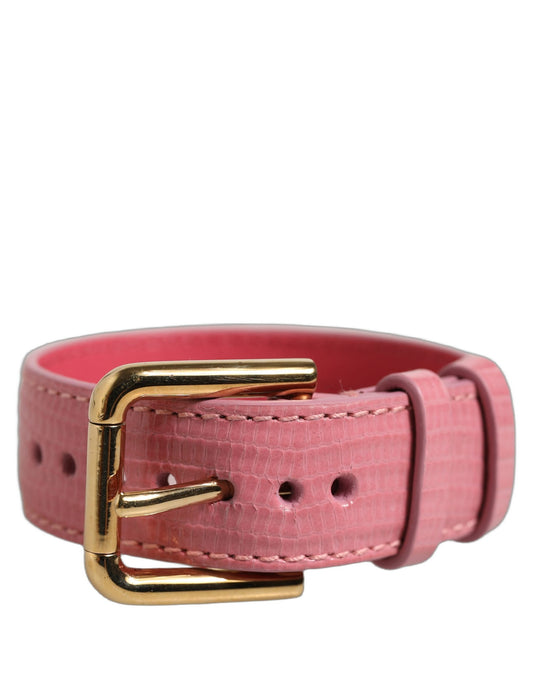 Dolce & Gabbana Pinkes Kalbsleder-Armband