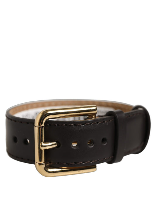 Dolce & Gabbana Schwarzes Kalbsleder-Armband