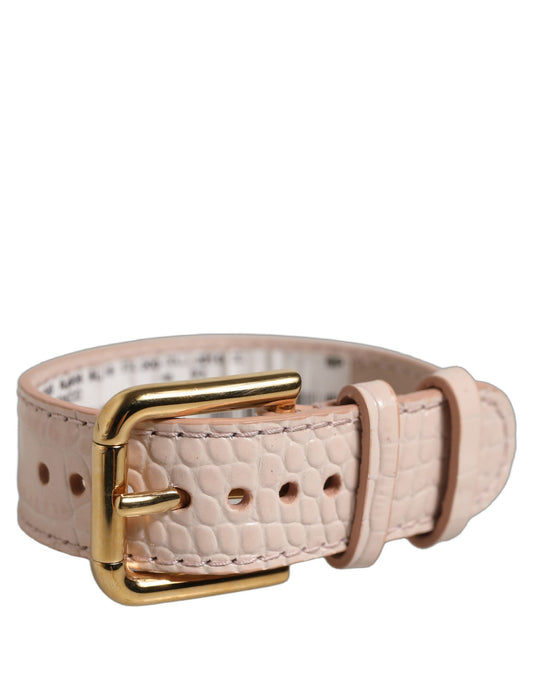 Dolce & Gabbana Pinkes Kalbsleder-Armband