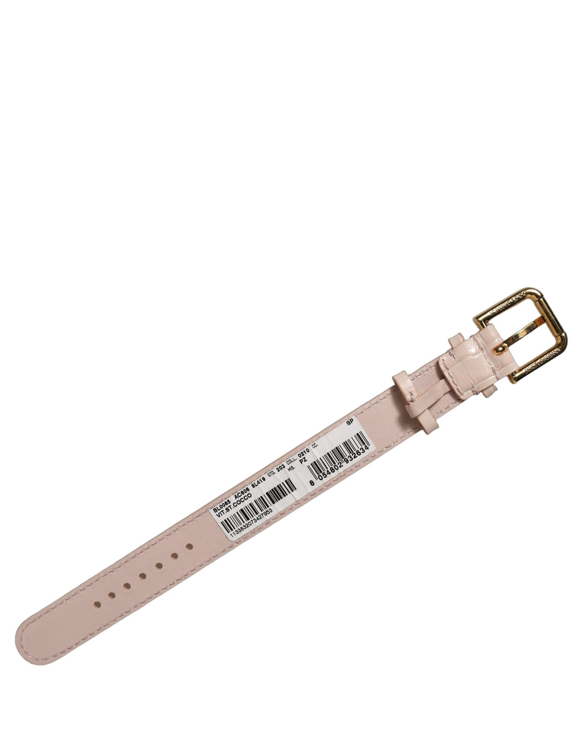 Dolce & Gabbana Pinkes Kalbsleder-Armband