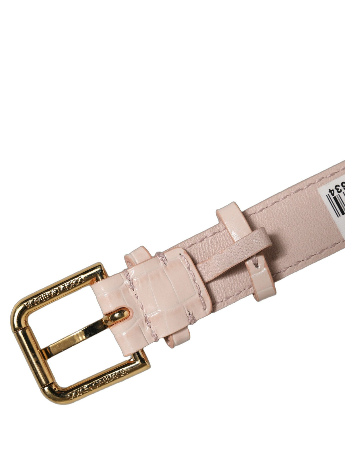 Dolce & Gabbana Pinkes Kalbsleder-Armband