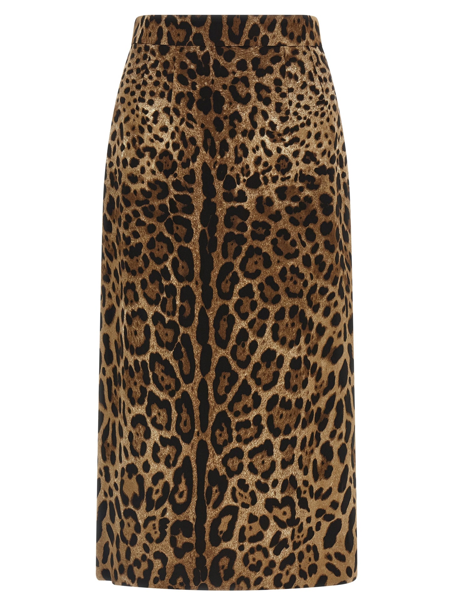 Dolce & Gabbana Brauner Midirock aus Viskose