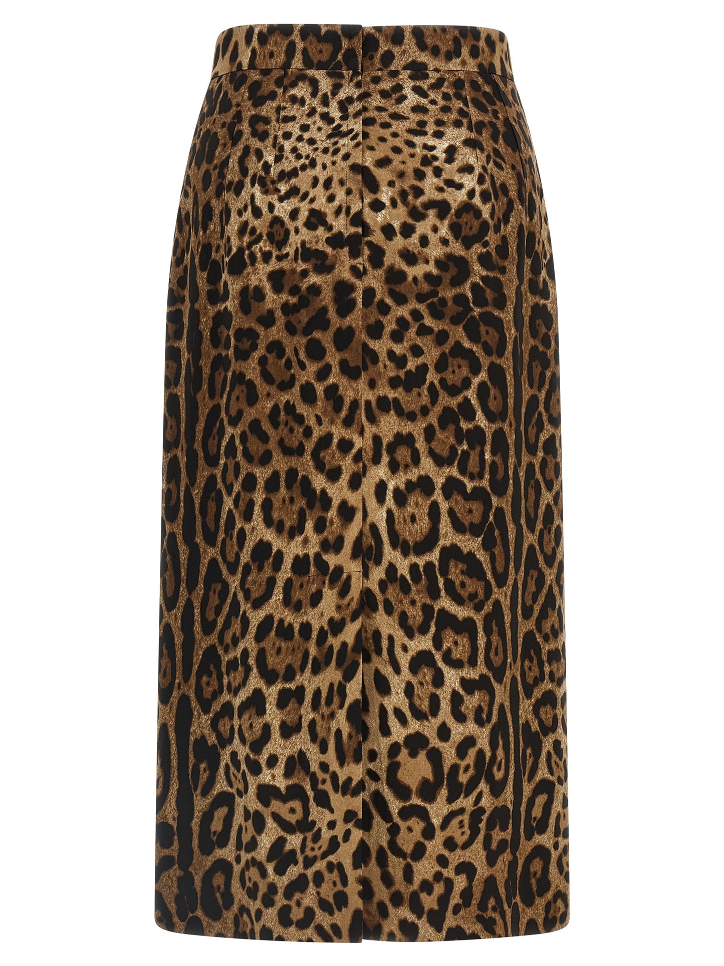 Dolce & Gabbana Brauner Midirock aus Viskose
