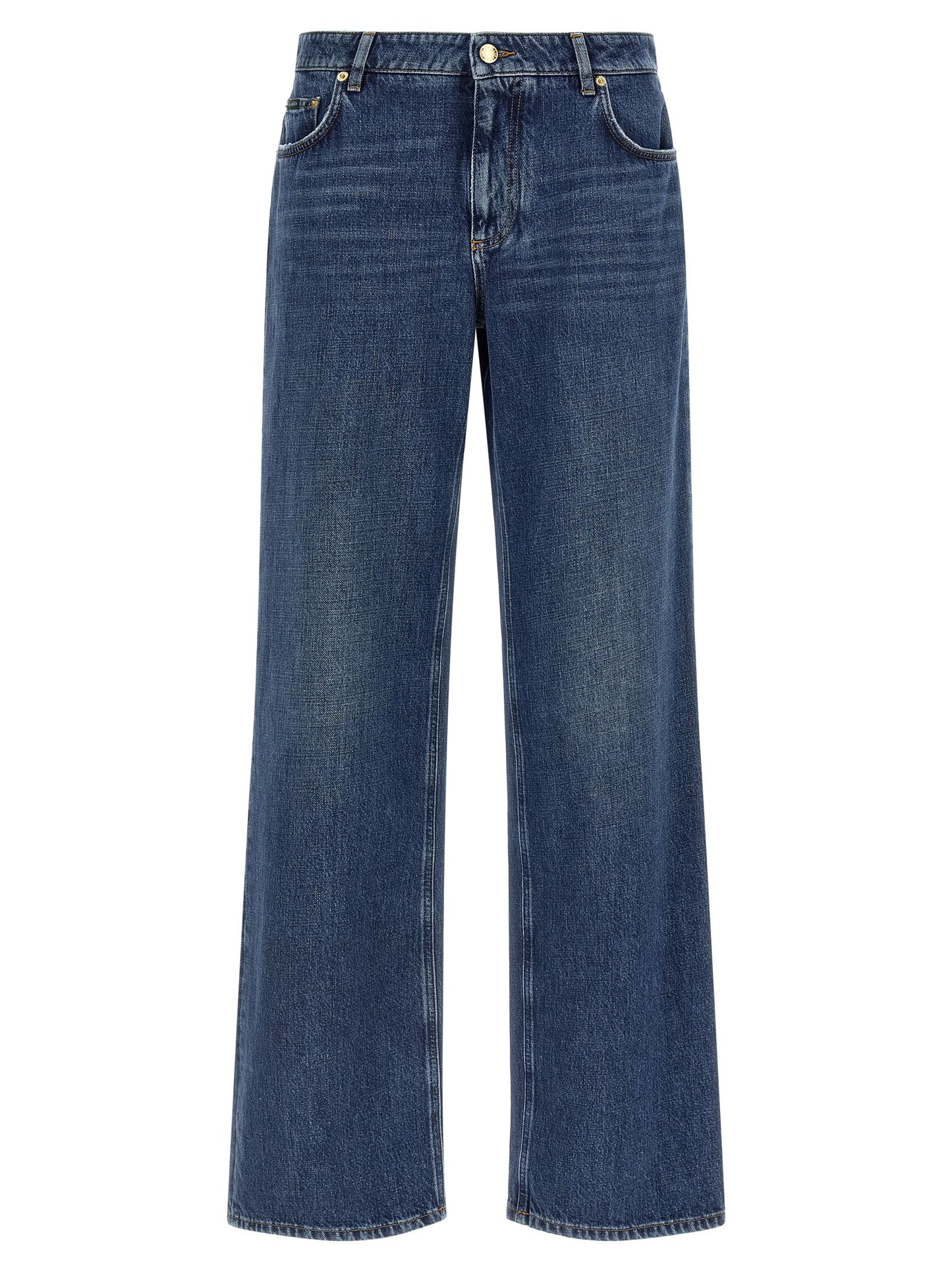 Dolce & Gabbana Blaue Baumwolljeans im Relaxed Fit
