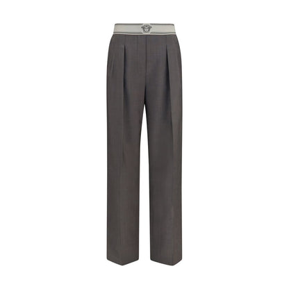 Versace Graue Hose aus Wolle Oves Aries