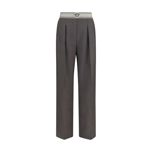Versace Graue Hose aus Wolle Oves Aries