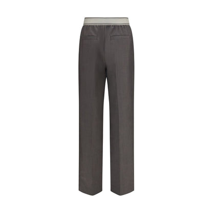Versace Graue Hose aus Wolle Oves Aries