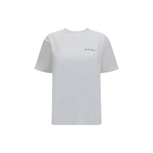 Off-White Weißes Baumwoll-T-Shirt