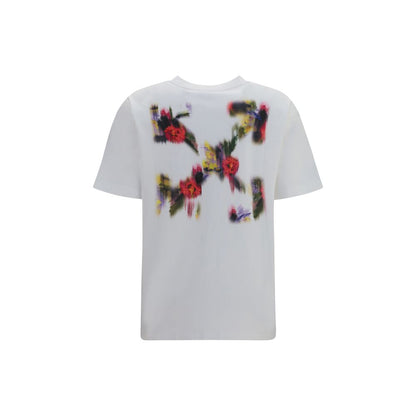 Off-White Weißes Baumwoll-T-Shirt