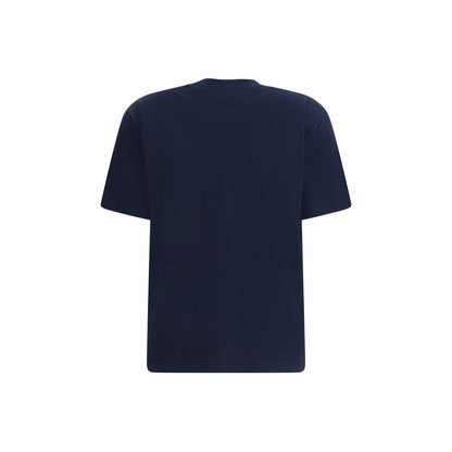 Ami Paris Blaues Baumwoll-T-Shirt