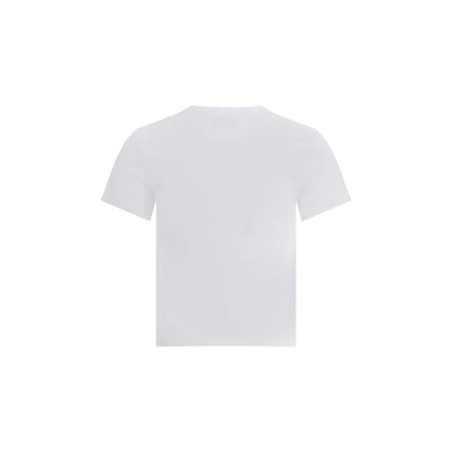 Ami Paris Weißes Baumwoll-T-Shirt