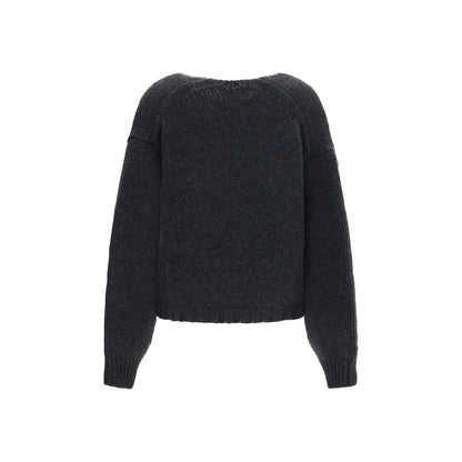 Khaite Grauer Kaschmir-Strickjacke