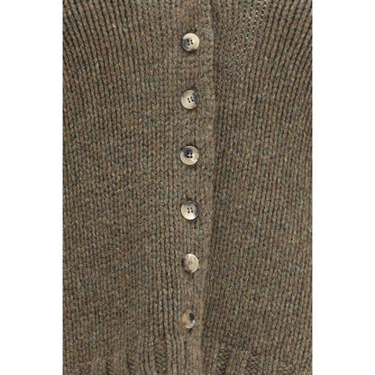 Khaite Zweifarbige Kaschmir-Strickjacke