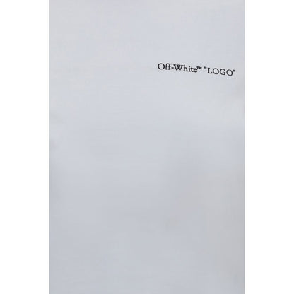 Off-White Weißes Baumwoll-T-Shirt