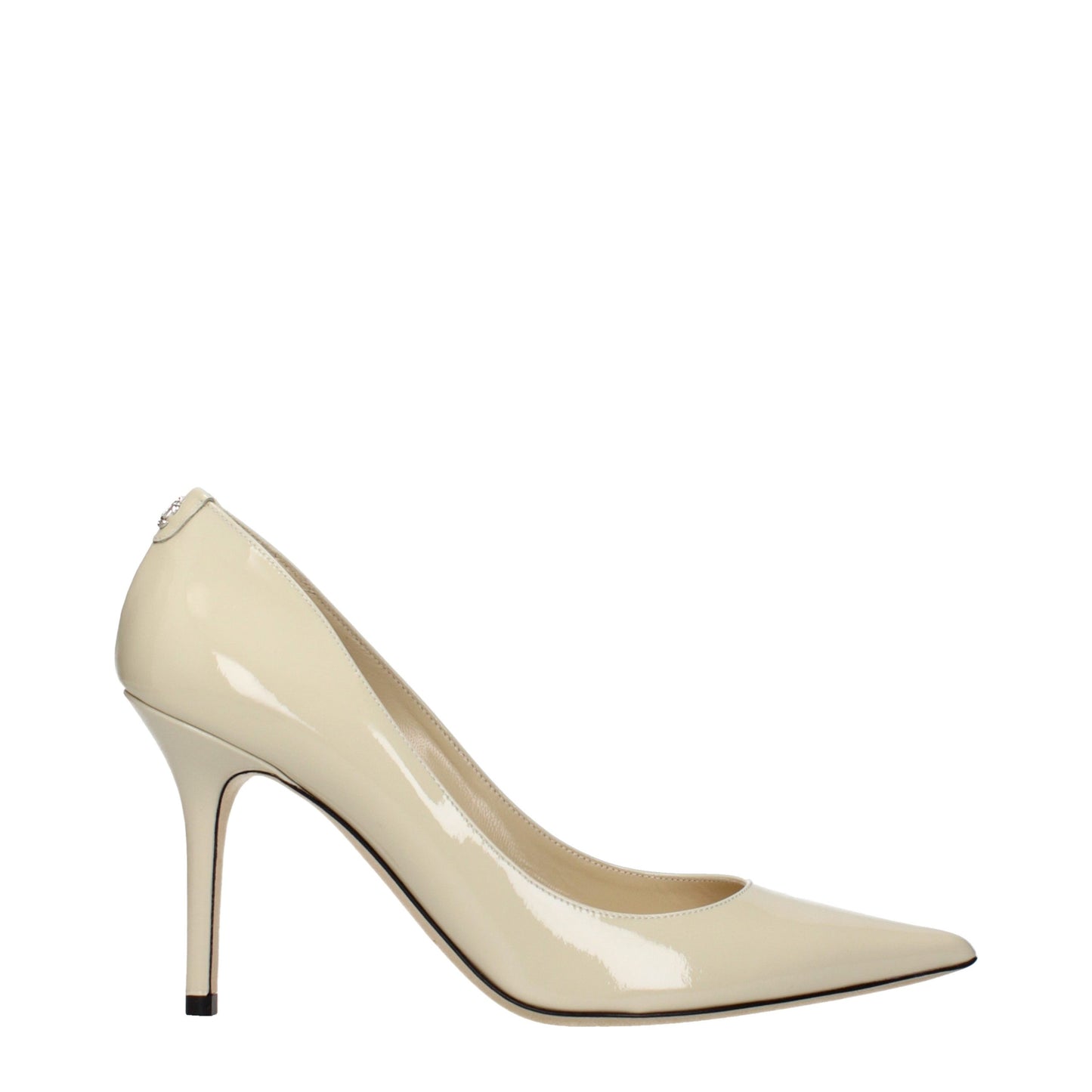 Jimmy Choo Beige Leder Pumps mit hohem Absatz