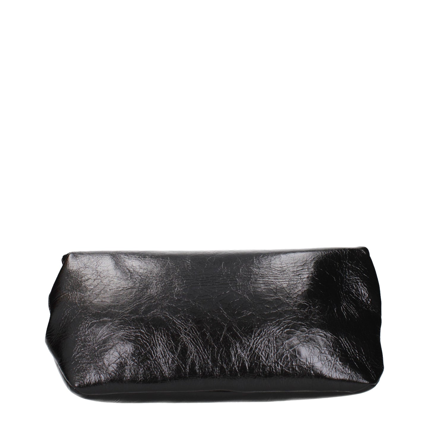 Jil Sander Schwarze Leder-Clutch