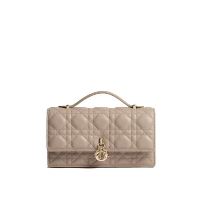 Dior Beige Leder Clutch Bag