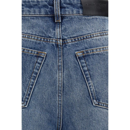 Givenchy Blaue Baumwolljeans im Relaxed Fit