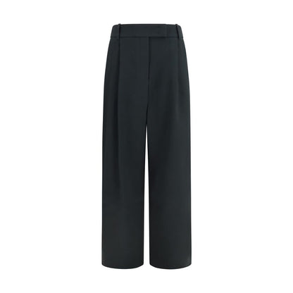 Giorgio Armani Schwarze Seiden-Freizeithose