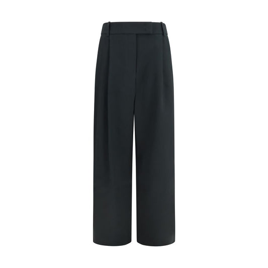 Giorgio Armani Schwarze Seiden-Freizeithose