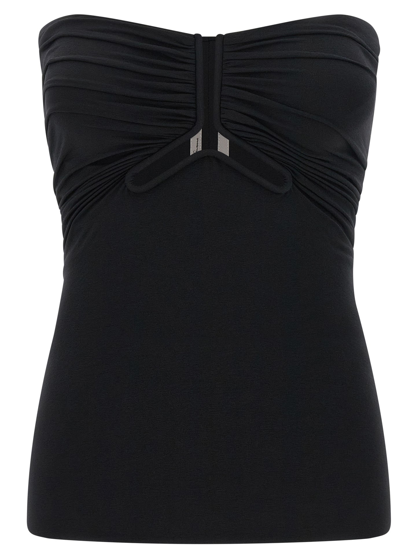 Rick Owens Schwarze Tanktops aus Nylon