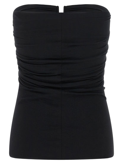 Rick Owens Schwarze Tanktops aus Nylon